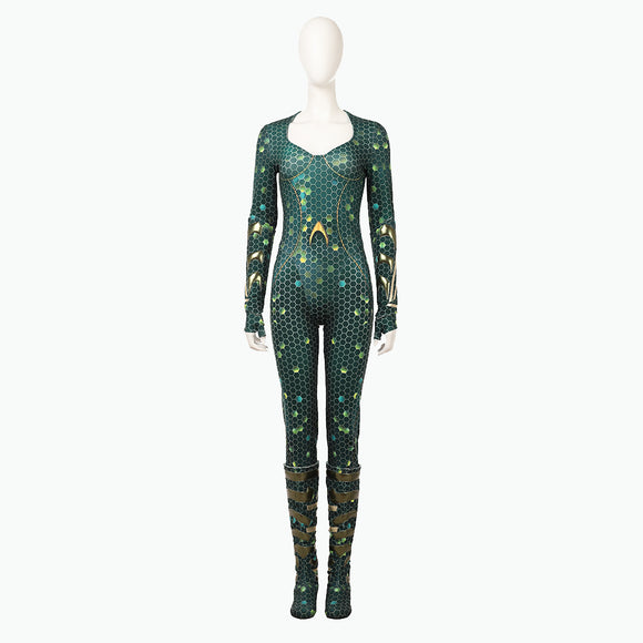 Aquaman Mera cosplay costume jumpsuit Halloween costume woman suit bodysuit superheroine