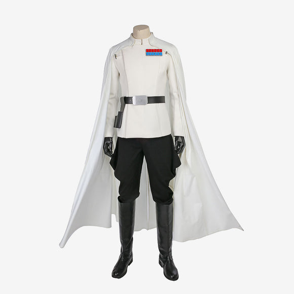 Rogue One A Star Wars Story Orson cosplay costume  Halloween white suit