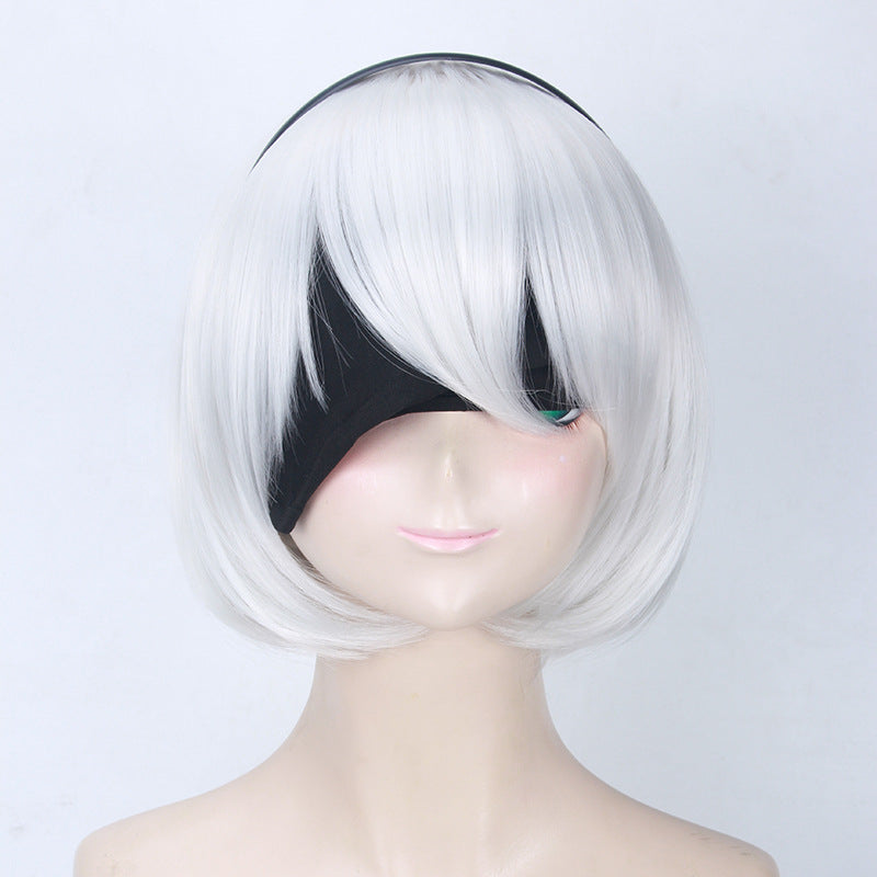 NieR: Automata YoRHa 2B wig cosplay accessory – Happicos