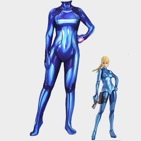 Metroid Samus Zero only jumpsuit cosplay costume