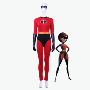 The Incredibles Elastigirl Helen Parr cosplay costume jumpsuit bodysuit Halloween suit
