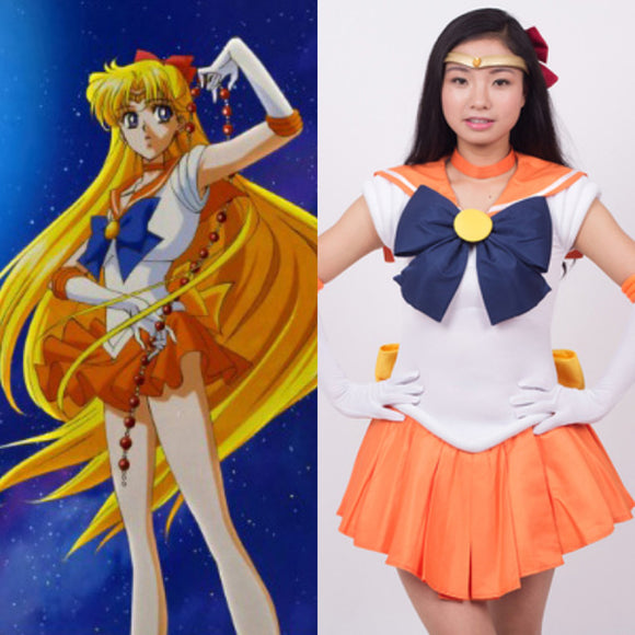 Sailor Moon Sailor Venus Minako Aino dress cosplay costume