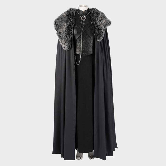 Game of Thrones 8 Sansa Stark Cosplay Costume