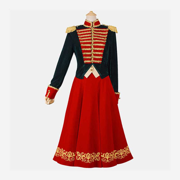 The Nutcracker And The Four Realms Clara Stahlbaum Army Uniform Costume