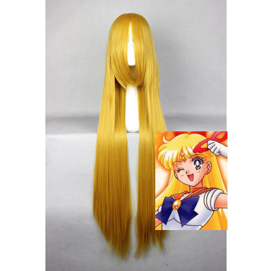 Sailor Moon Sailor V Minako Aino wig cosplay accessory