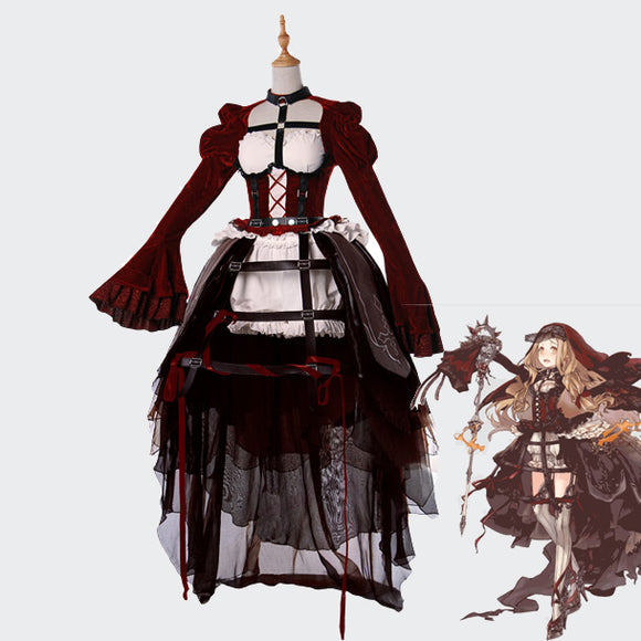 SINoALICE Red Riding Hood cosplay costume Gothic Halloween dress