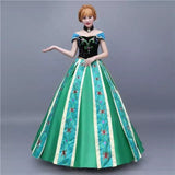 Frozen Anna Princess beautiful and elegant cosplay dress