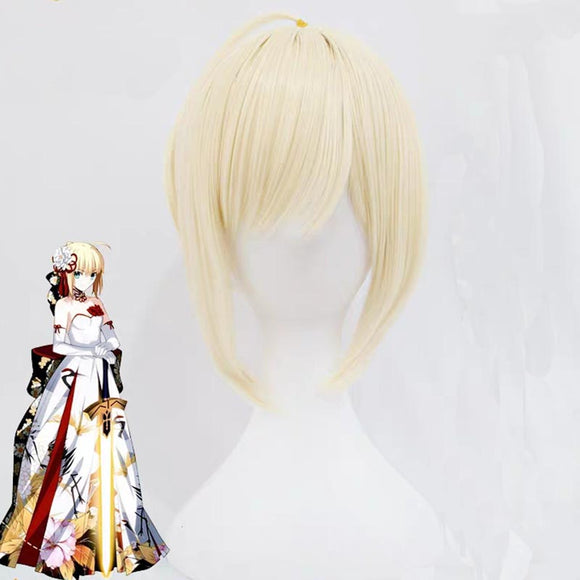 Fate Grand Order FGO Saber Alter Arturia Pendragon Crane Wig